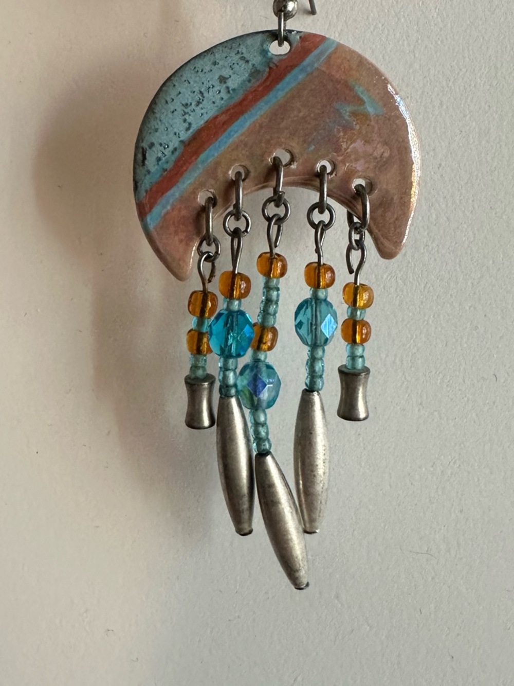 NEW Crescent Moon Southwest Bohemian Earrings 🌙 - Picture 2 of 4
